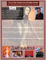 Fairfax Art League Reception Invitation