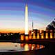 sunrise At WWII Memorial